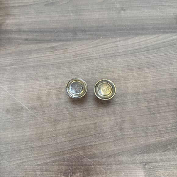 Vintage Brass Oval Drawer Pulls MCM French Provincial Design‎ - Set Of 2 Taiwan - Picture 1 of 6